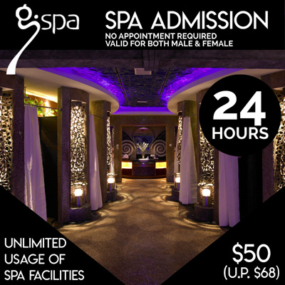 Only $50 for 24hrs Spa Admission - Includes Free Flow A La Carte Buffet + Unlimited Usage