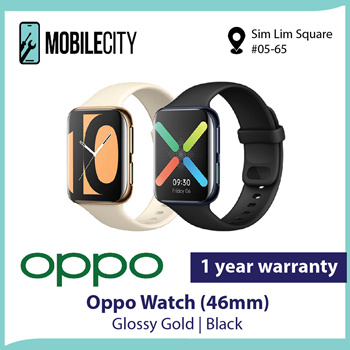 Qoo10 - [Oppo] Oppo Watch 46mm (WIFI), Smart Watch, Wear OS by Google