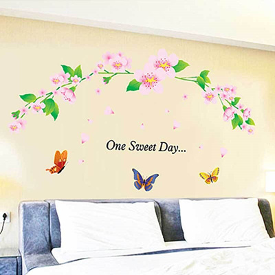 Orange Yan Marriage Room Living Room Tv Background Wall Bedroom Can Remove The Romantic Creative Dec