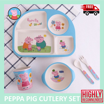 Peppa pig plate on sale set