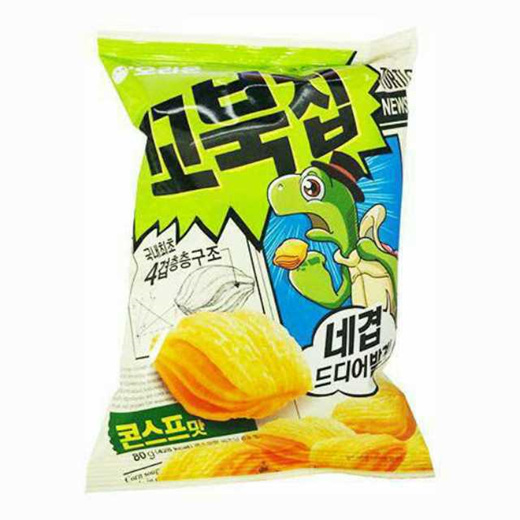 Qoo10 - Orion Turtle Chips Cornsoup or Cinnamon Flavour (80g / 160g ...
