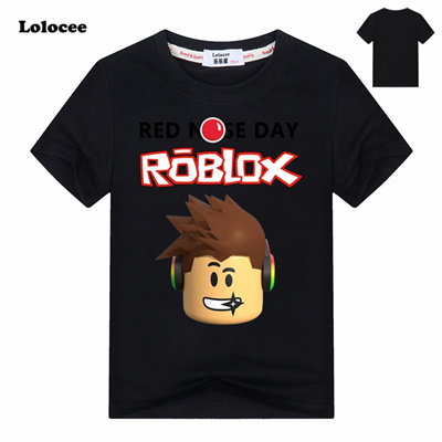 Qoo10 Outlet 2018 New Roblox Red Nose Day Stardust Boys T Shirt - cotton minecraft cartoon roblox childrens clothing casual our world boys girls five nights at