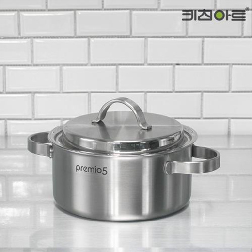 Qoo10 - Kitchen Art Stainless Steel 5-Piece Pot Induction 20 Double Pot ...