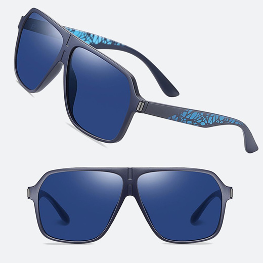 Qoo10 - Men's Big Size Polarized Lightweight Sunglasses Sky Blue ...