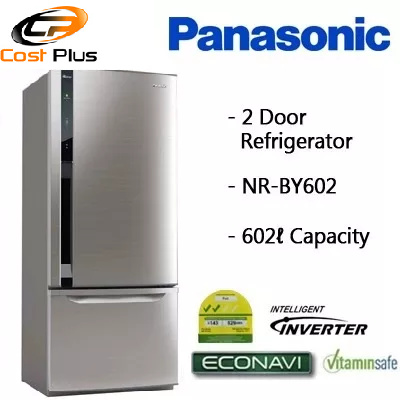 Qoo10 - Panasonic NR-BY602 - 602L 2 Doors Bottom Freezer