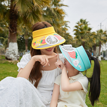 Qoo10 - Parent-child fan hat childrens fan hat fashion cartoon summer  sunshade : Fashion Accessor