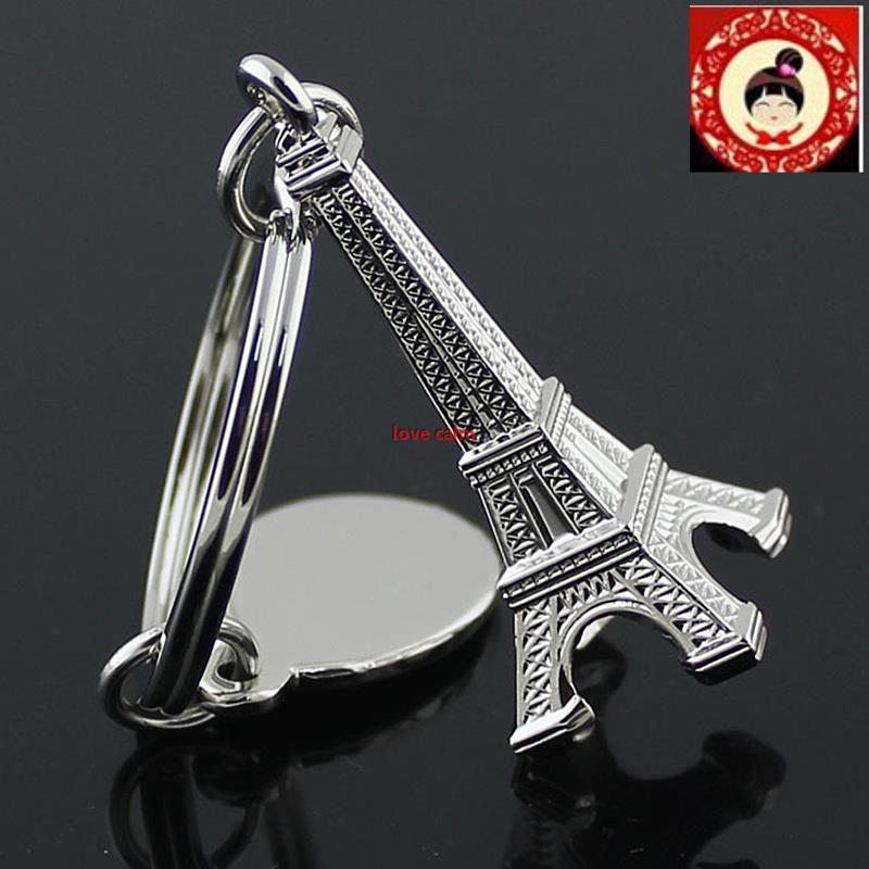 NEW Paris Retro Mini Eiffel Tower Model Cute Keychain Keyring Keyfob Gift