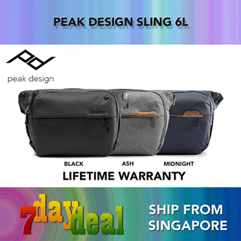 Peak+Design+Everyday+Sling+v2+Camera+Sling+Bag+-+Black%2C+6L for sale  online