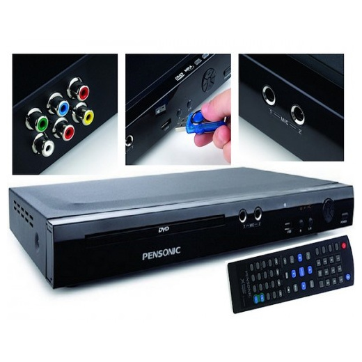 Qoo10 Pensonic Dvd Vcd Cd Mp3 Mp4 Player With Usb And Karaoke Function Tv Entertainment