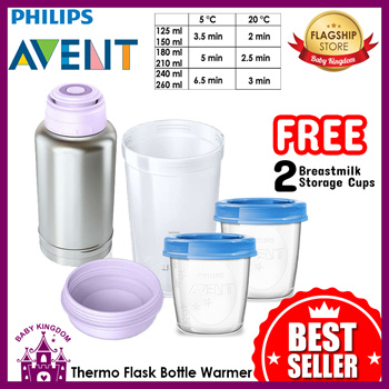 Avent thermo flask bottle hot sale warmer