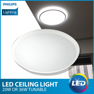 Philips Lightingphilips Led Ceiling Light 20w Or 36w Tunable Sceneswitch Color Change 31822 31823