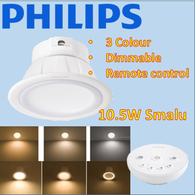 Philipsphilips Smalu Remote Control Led Downlight False Ceiling 3 Tone Dimmable