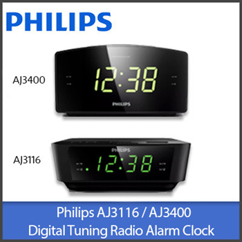 Philips AJ3400/12 Radio Negro