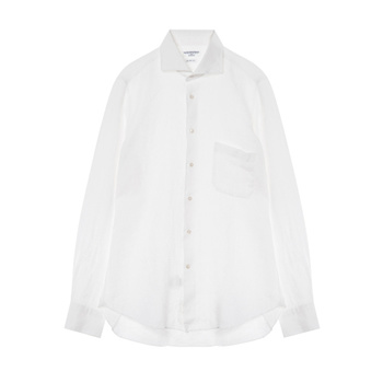 Qoo10 - PIETRO PROVENZALE LINEN WHITE SHIRT : Men's Clothing