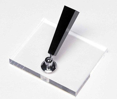 Qoo10 Platinum Desk Pen Stand Single Pen Acrylic Resin
