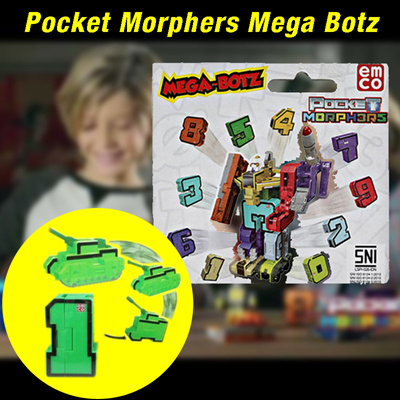 Qoo10 - Pocket Morphers Mega Botz Angka Mainan Robot