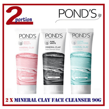 Qoo10 - [Bundle of 2x] Ponds Mineral Clay Face Cleanser Facial