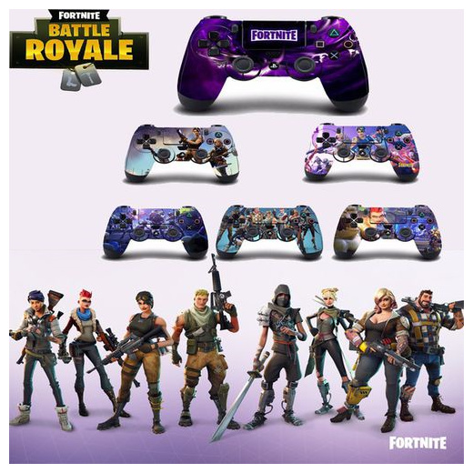 Qoo10 Popular Game Fortnite Ps4 Controller Skin Sticker Cover For Sony Ps4 P Computers Games