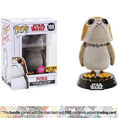 Porg Flocked Hot Topic Exclusive Funko Pop X Star Wars The Last Jedi Vinyl Figure 1 Off - 