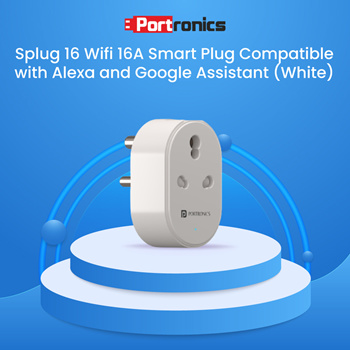 Qoo10 - Portronics Splug 16 Wifi 16A Smart Plug Compatible with Alexa and  Goog : Home Electronics