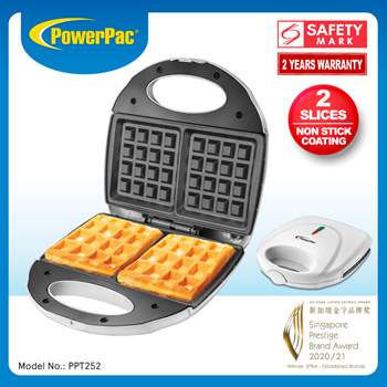 Non-Stick Mini Electric Waffle Maker Machine Double-Sided Heating