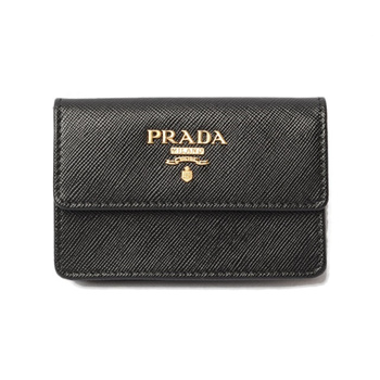 Prada Saffiano Leather Business Card Holder