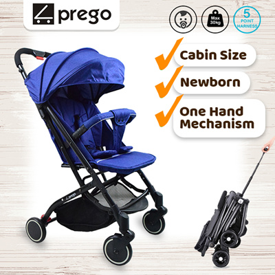 Qoo10 Prego Airplane Mode Series Luggage Stroller Cabin Size