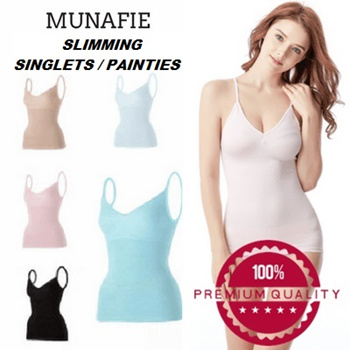 Qoo10 - Munafie Singlet : Lingerie & Sleepwear
