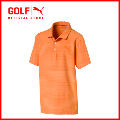 puma orange polo