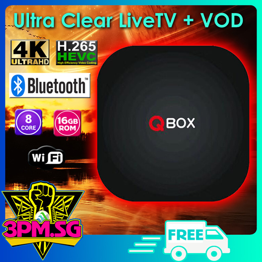 Qoo10 Qbox Tv Box 4k Streaming Live Tv Astro Smart Tech