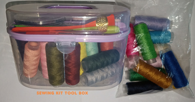 Qoo10 Qprime Sewing Kit Box Sew Stitching Repairing Repair