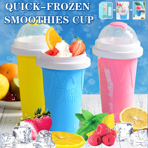 Qoo10 - Quick-Frozen Squeeze Cup Slushy Maker Ice Cream Maker Cooling ...