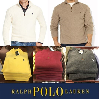 Qoo10 - Polo Ralph Lauren Womens V-neck Cotton Cable Knit Sweater : Women's  Clothing