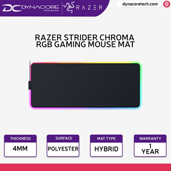 Qoo10 - DYNACORE - Razer Strider Chroma Hybrid Mouse Mat with Razer Chroma™  RG : Computer & Games