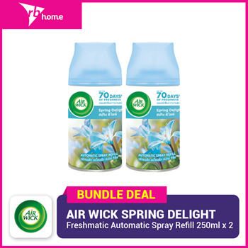 6 X AIR Wick FRESHMATIC Pure Spring Delight Refills 250ML 