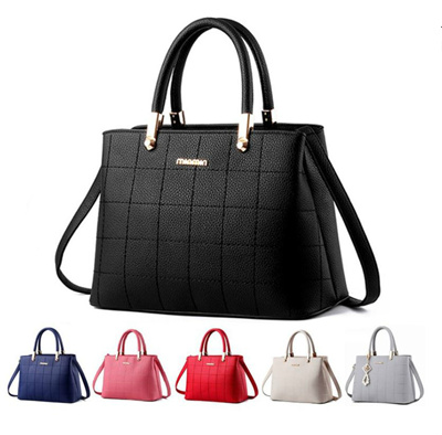 Qoo10 - [Ready Stock] Korean style MinMin Elegant Square Handbag Tote ...