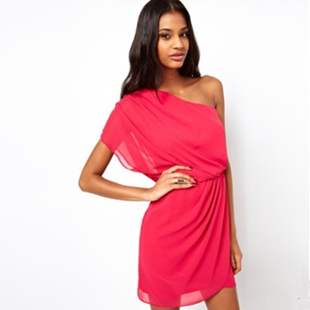 Red black cocktail on sale dress