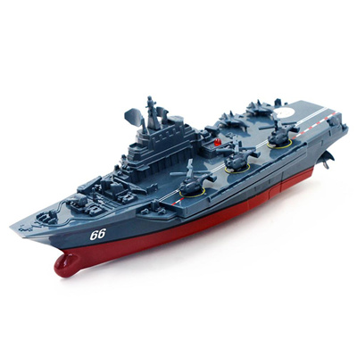 Remote Control Challenger Aircraft Carrier Rc Boat Warship Battleship Bu - 