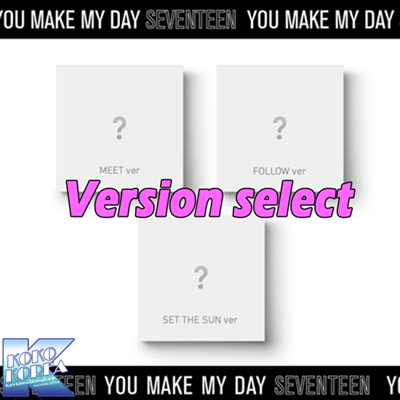 Reservation Free Shipping Seventeen You Make My Day 5th Mini Album Version Select