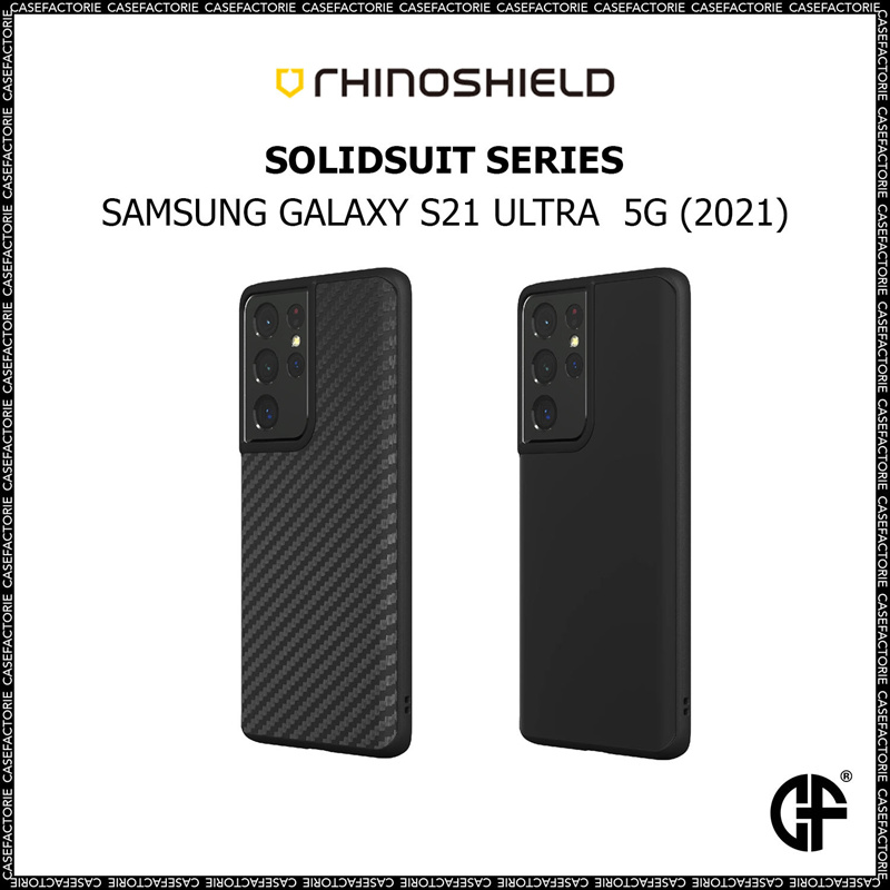 Qoo10 - Rhinoshield SolidSuit Case for Samsung Galaxy S21 Ultra 5G (2021) :  Mobile Accessories