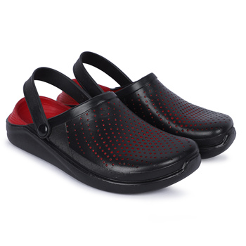 Mens leather clog discount slippers