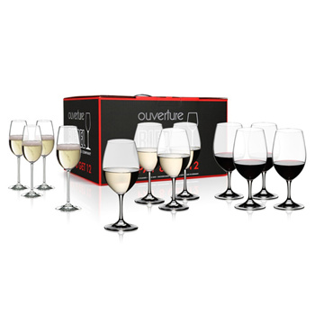 Riedel Ouverture Pay 8, Get 12 Wine Glasses Gift Pack