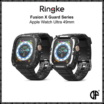 Ringke Fusion-X Guard [Watch Band + Case] Compatible with Apple