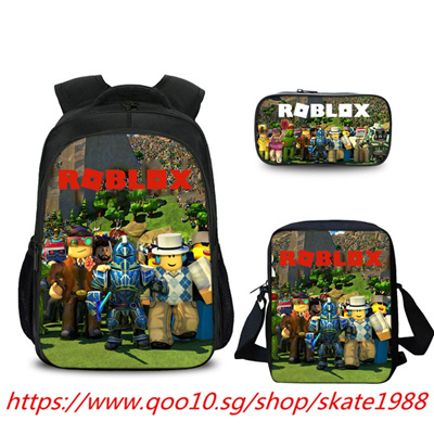 Roblox Student Bag Korean Version Of Primary And Secondary School Students Backpack Cartoon Backpack - big size game roblox printed school bag pencil bag children oxford cute backpacks book rucksack anime figure toys for boys girl