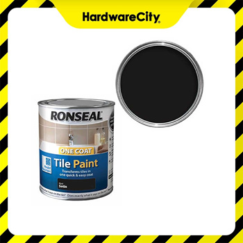 Qoo10 - RONSEAL One Coat TILE PAINT SATIN BLACK 750ML 35057 :  Furniture/Home Décor