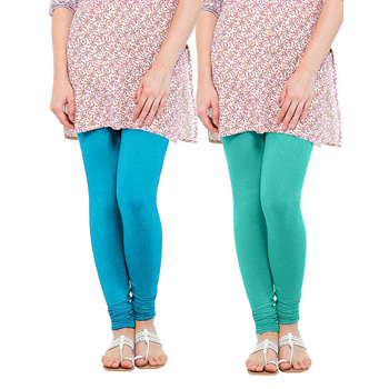 Buy ECKRISH Women's Legging Churidar & Ankle Length Super Cotton Fabric (Rama  Green)(XXL - XXXL) at Amazon.in