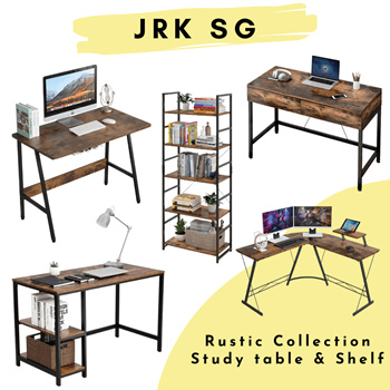 dark wood study table