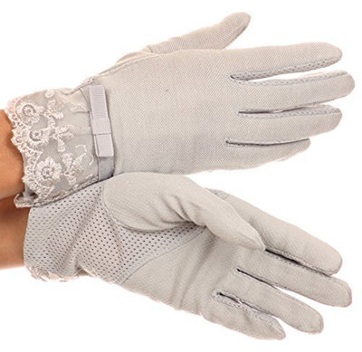 Sakkas Annie wrist length antique look femminine asst stretch glove with lace