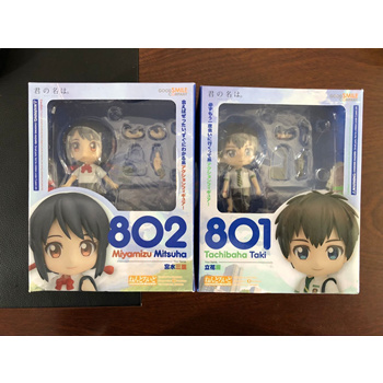 Nendoroid Mitsuha + Mangás Your Name 1 ao 3 Completo