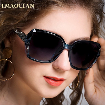 Luxury Brand Women's Oversized Polarized Sunglasses